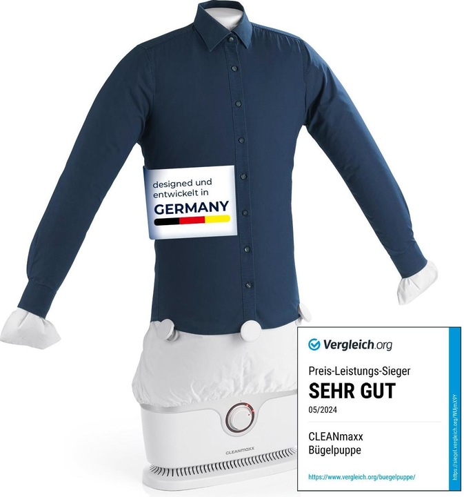Produktbild CleanMaxx Bügler für Hemden & Blusen (1800 W)