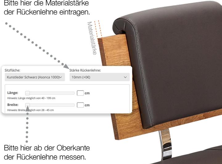 Produktbild Möbel-Eins Massrückenpolster