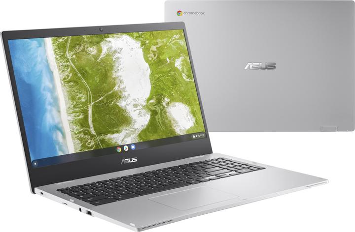 Produktbild ASUS Chromebook CX15 15,6" 128GB, silver (15.60", 128 GB, 4 GB, DE, Intel Celeron N4500)