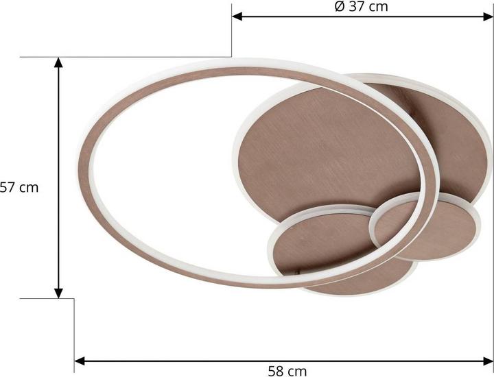 Produktbild Lucande Circulo (5240 lm)