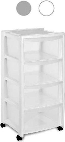 Immagine prodotto Stefanplast Cassettiera 4 Cassetti 40X40 H 80 (40 x 40 x 80 cm)