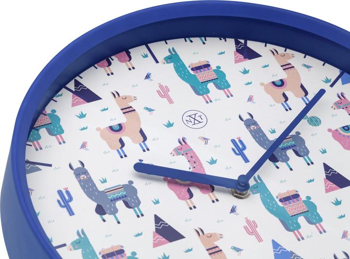 Actual product image Nextime Wall clock Alpaca Ø 30 cm Multicolored (30 cm)