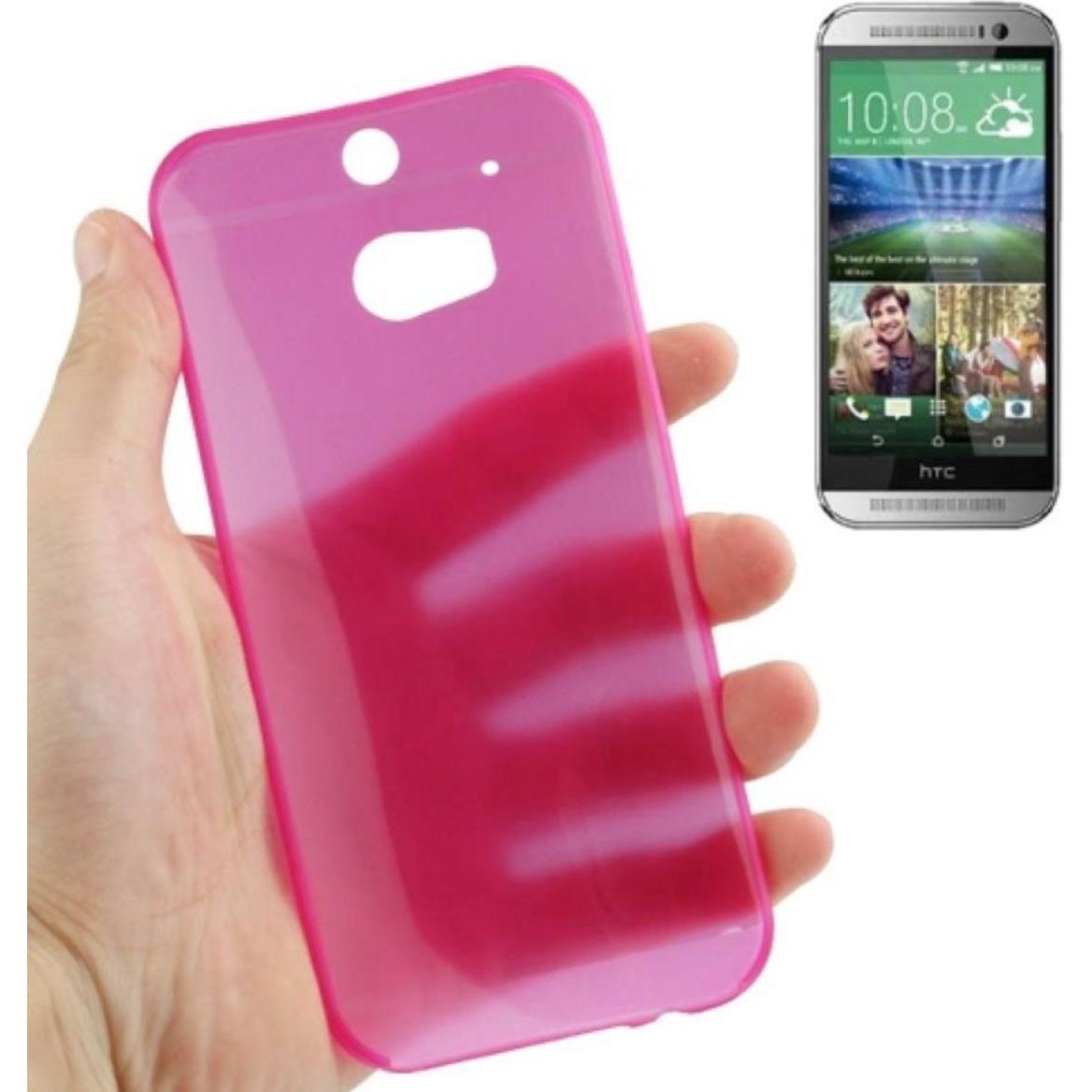 Thumbnail - König Design Schutzhülle Case Ultra Dünn 0,3mm für Handy HTC One M8 / M8s Pink Transparent (HTC One M8), Smartphone Hüll...