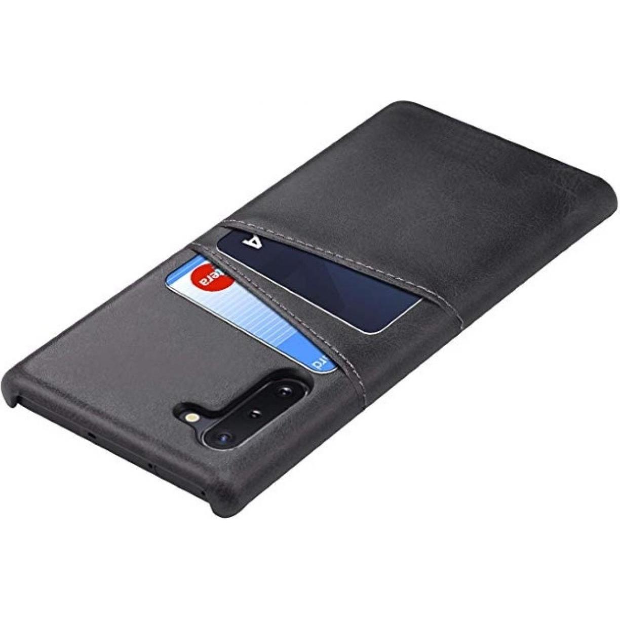 Screenguard Samsung Galaxy Note10 CardCaddy Leder Backcase mit Kartenfächern (Samsung Galaxy Note 10), Smartphone Hülle,...
