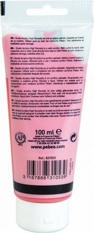 Actual product image Pebeo Studio Acrylics Fine Acrylic (Cadmium red dark imit., 100 ml)