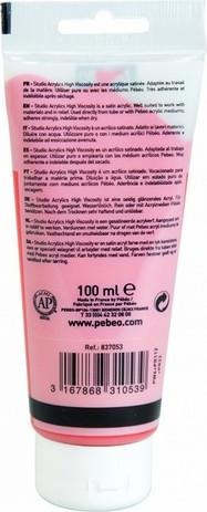 Immagine prodotto Pebeo Acrilico Fine Studio Acrylics (Imitazione rosso cadmio scuro., 100 ml)