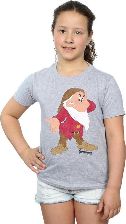 Produktbild Disney Snow White And The Seven Dwarves Classic Grumpy TShirt Mädchen (152, 158)