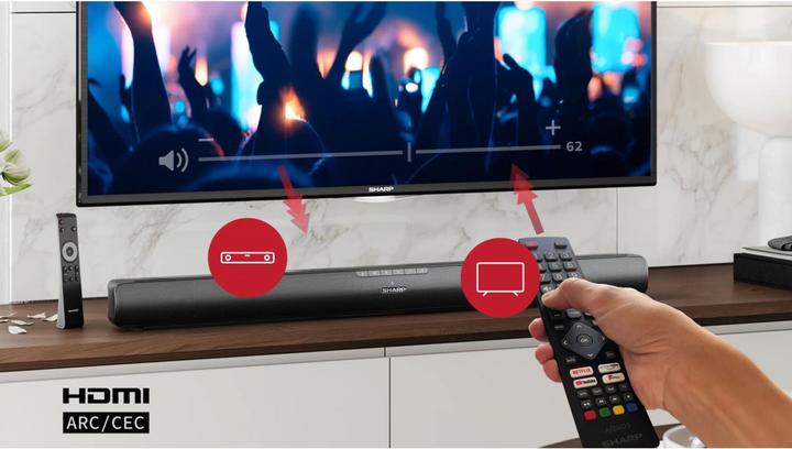 Actual product image Sharp HT-SB100 (75 W, 2.0 Channel)