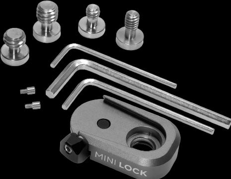 Kondor Blue Mini Lock Quick Release Plates for Professional Camera Workflows (Female Receiver Only)(