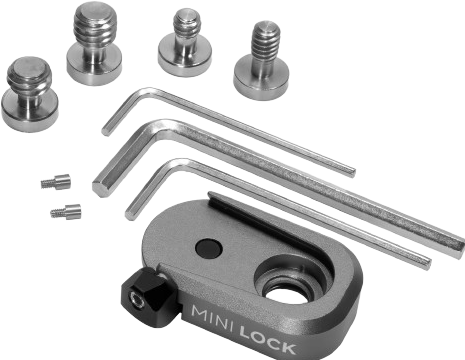 Immagine prodotto Kondor Blue Piastre a sgancio rapido Mini Lock per i flussi di lavoro delle telecamere professionali (solo