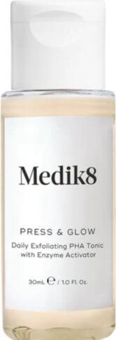 Immagine prodotto Medik8 Press & Glow (Exfoliating Tonic, 30 mL) (Salviette detergenti per il viso, 30 ml)