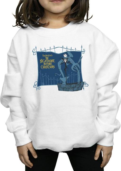 Actual product image Disney Girls Nightmare Before Christmas Jack And The Well Sweatshirt (128)