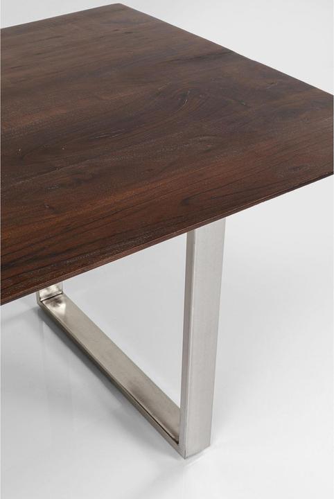 Image du produit Kare Design Table Symphony noyer chromé 180x90cm (180 x 90 x 76 cm)
