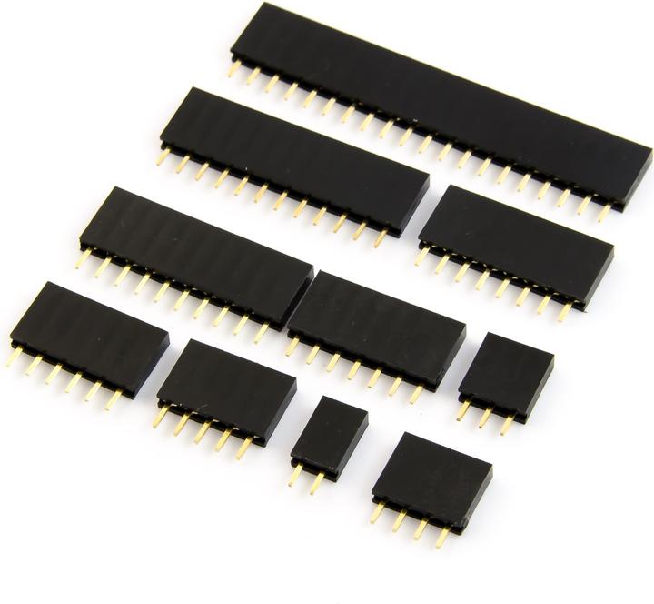 Image du produit Purecrea Kit de connecteurs mâles / femelles Female Pin RM 2.54 mm / 100 pcs.