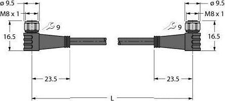 Actual product image Turck Actuator and sensor cable PP-EPDM connecting cable (20 m)