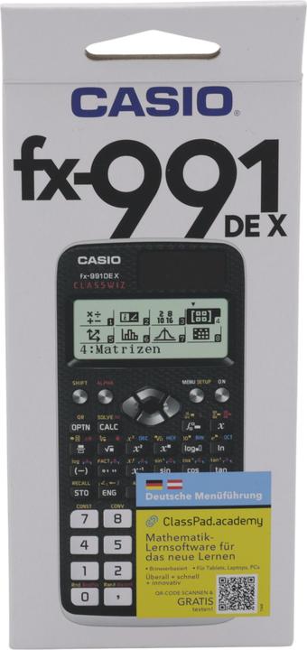 Immagine prodotto Casio Fx-991de X (Batterie, Celle solari)