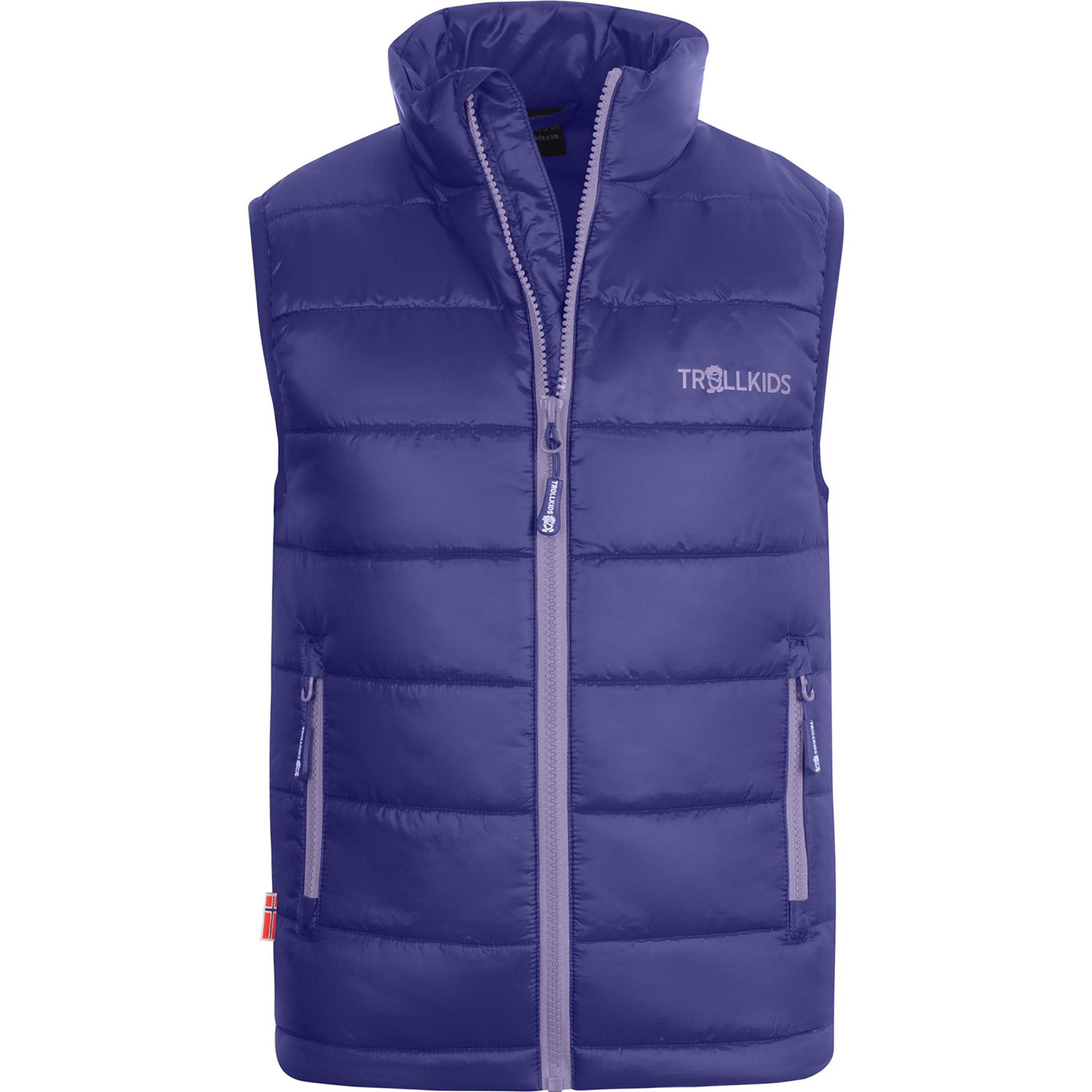 Trollkids, Unisex, Weste, Trondheim Kinder Gilet, Violett, (128)