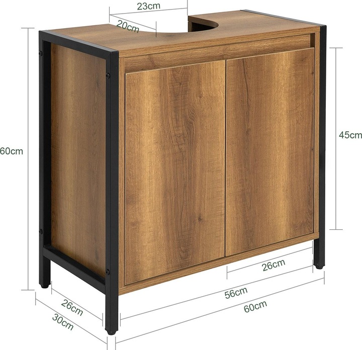 Actual product image SoBuy Vanity unit (60 x 60 x 30 cm)
