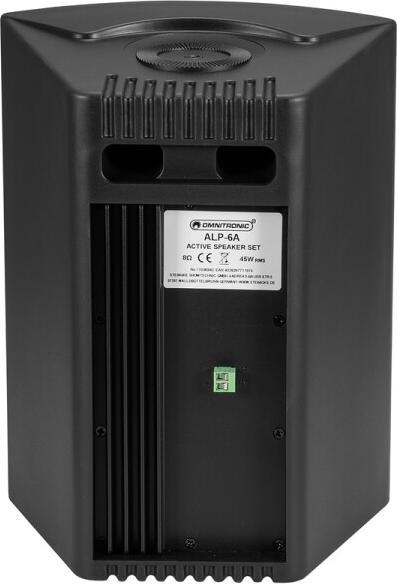 Actual product image Omnitronic ALP-6A Active Loudspeaker Set black (Active)