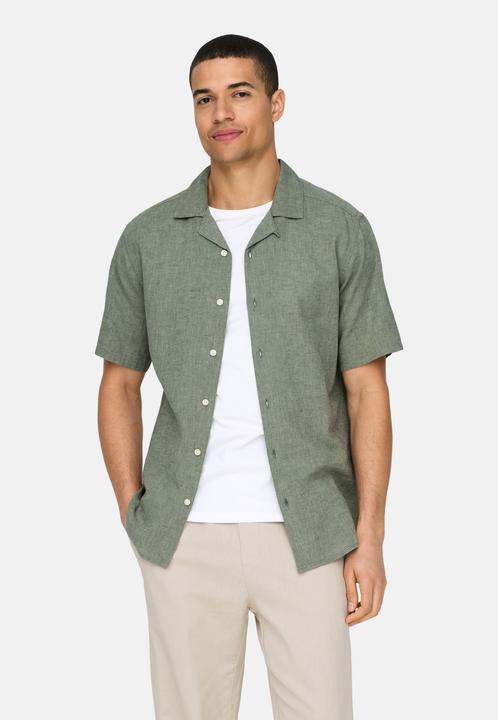 Immagine prodotto Only & Sons Camicia a maniche corte a tinta unita (XL)