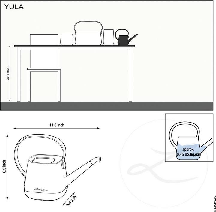 Actual product image Lechuza Yula (1.70 l)