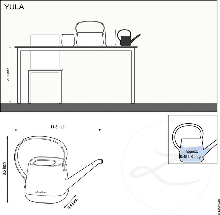 Actual product image Lechuza Yula (1.70 l)