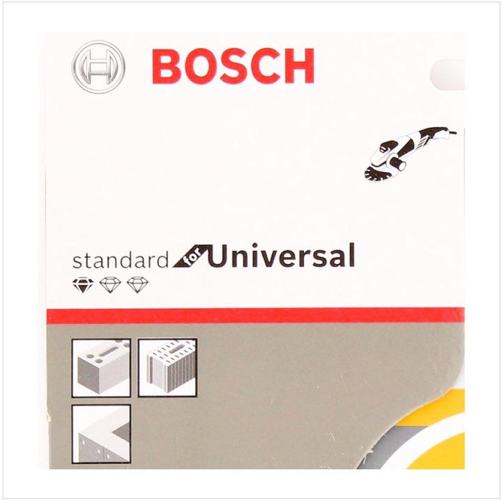 Actual product image Bosch Professional Standard Universal Diamond Cutting Disc 230 mm 3 pcs. ( 3x 2608615065 ) Concrete Holder 22,23