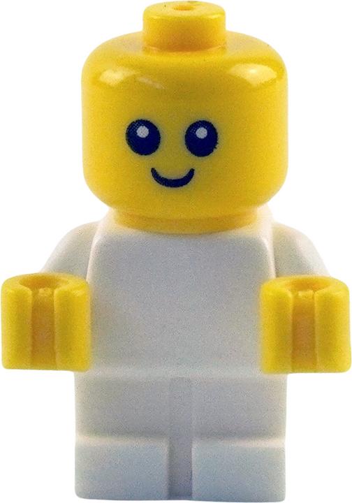 Produktbild LEGO Baby Minifigur Weisser Koerper mit Gelben Haenden NEU! Menge 1x