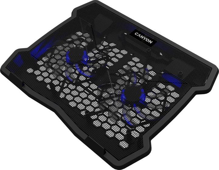 Actual product image Canyon Notebook cooler up to 15.6" 2 fans LED backlight black retail