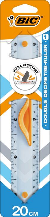 Actual product image Bic Lineal 20cm Doppellineal 1Stk (20 cm)