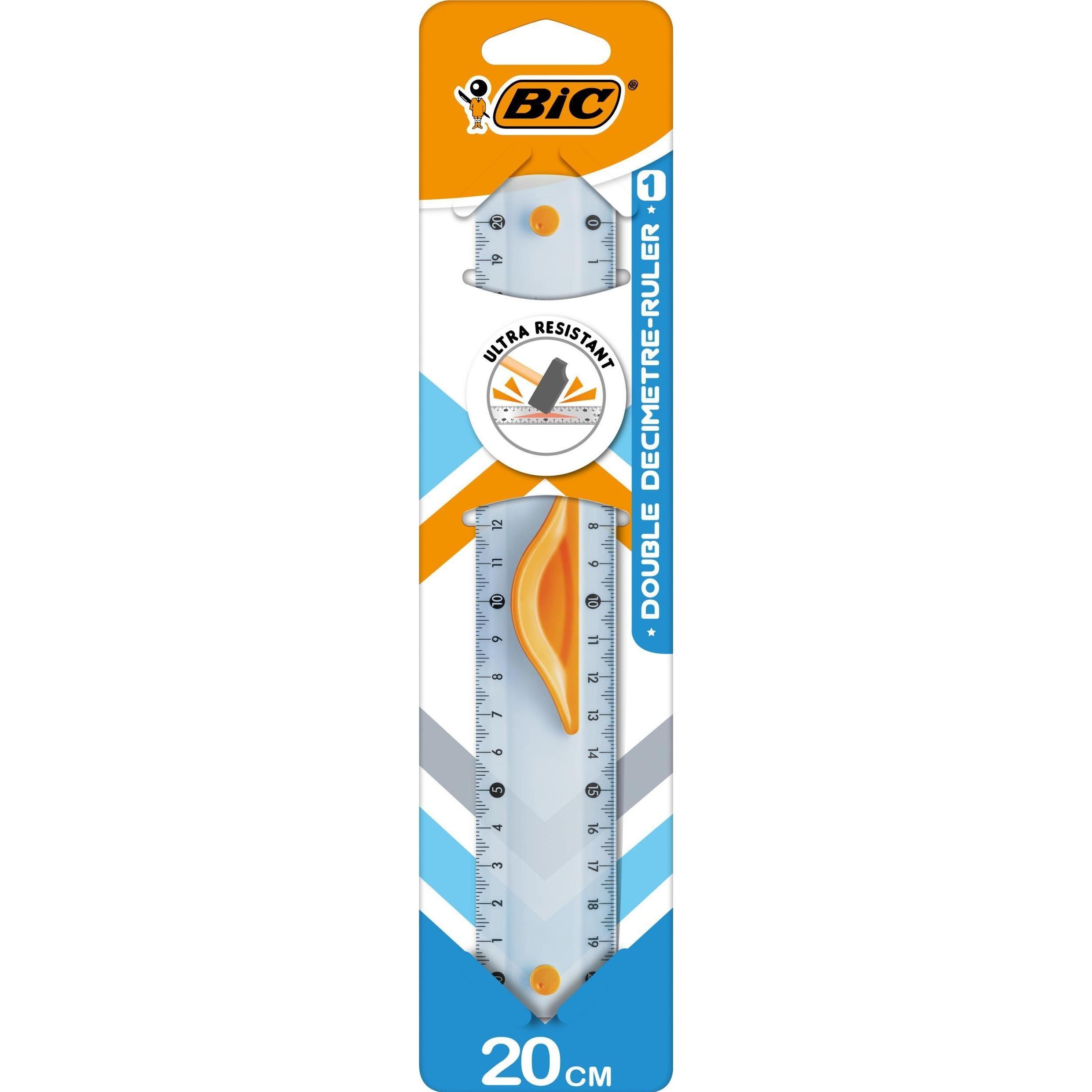 Bic, Righello, Lineal 20cm Doppellineal 1Stk (20 cm)
