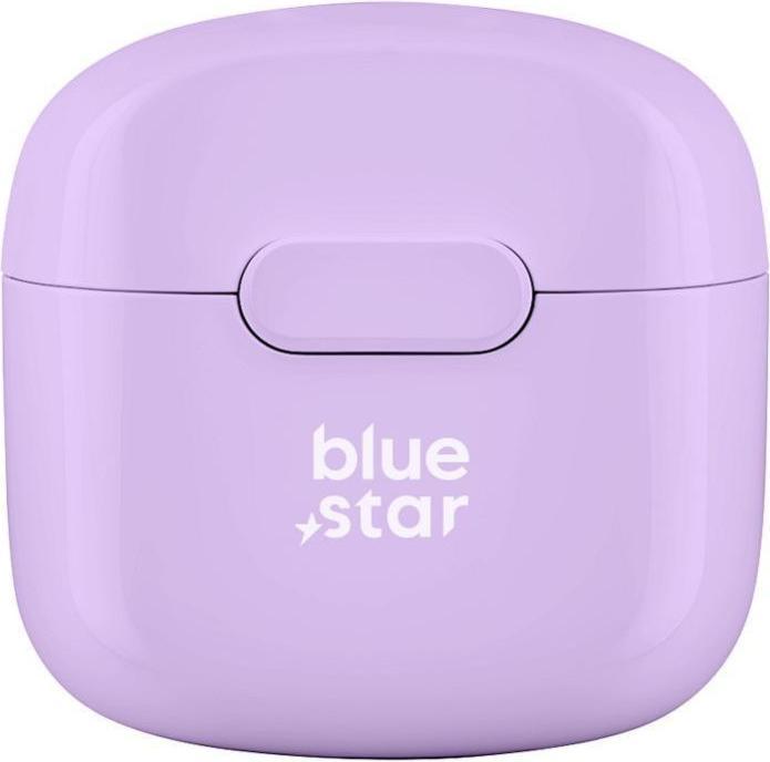 Actual product image BlueStar Wireless headphones Blue Star Wireless earphones bluetooth TWS F17 Purple (5 h, Wireless)