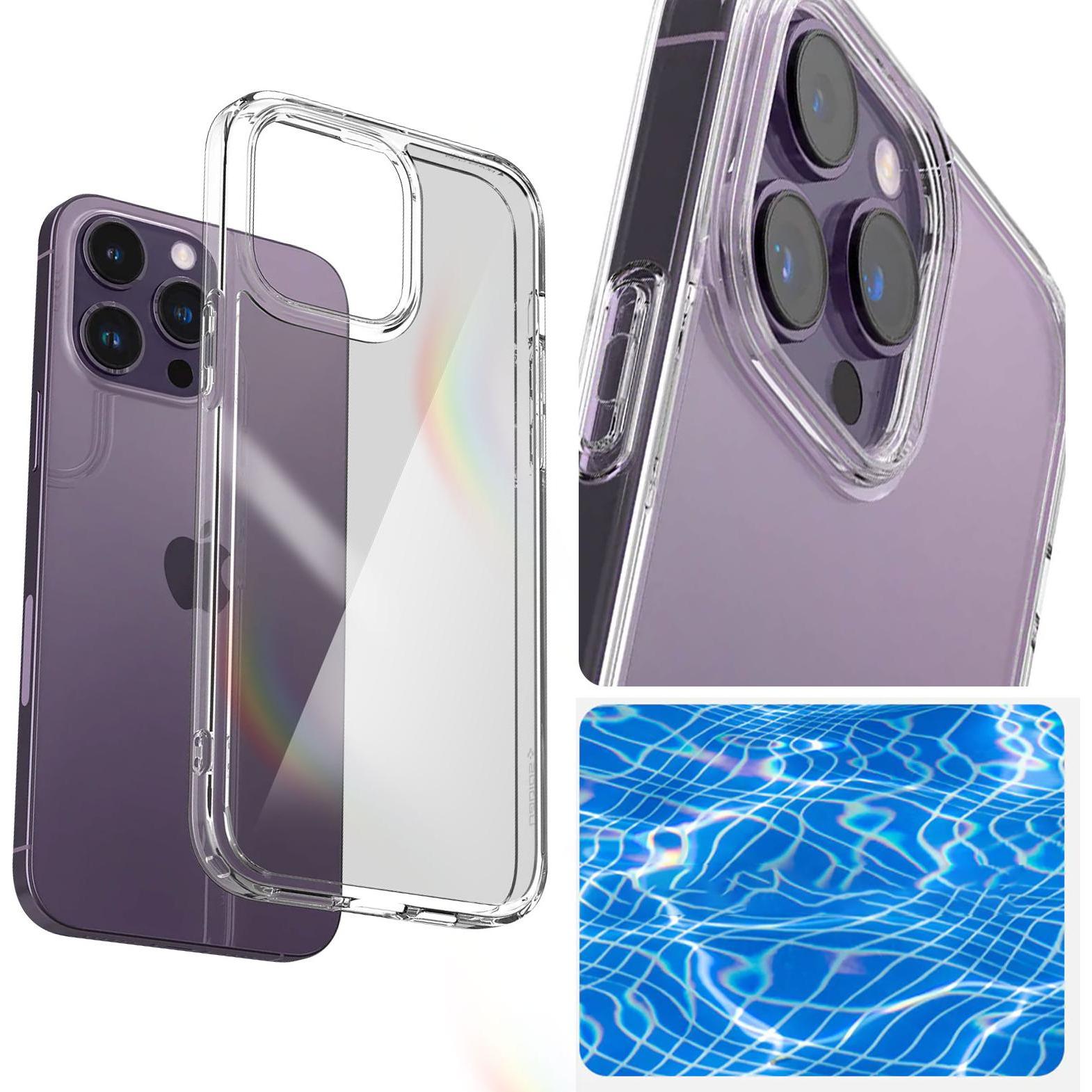 Spigen Serie Ultra Hybrid (Apple iPhone 14 Pro Max), Cover smartphone, Trasparente