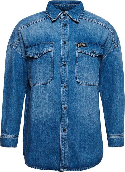 Produktbild Superdry Oversize-Oberhemd aus Jeansstoff, Damen (M)