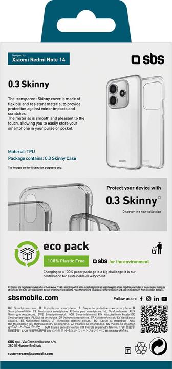 Produktbild SBS Schutzhülle (Xiaomi Redmi Note 14 5G)