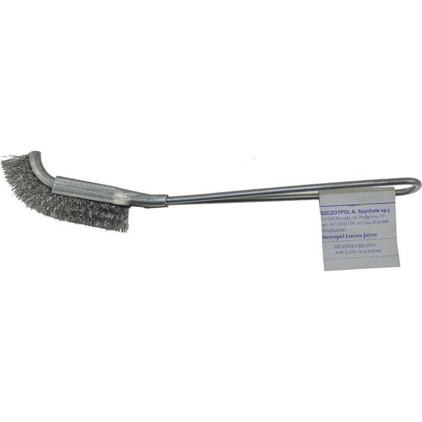Nenurodyta, Schleifmittel, Drahtbürste im Metallrahmen, Stahldraht 210 mm