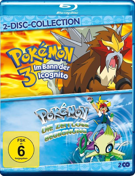 Immagine prodotto Pokemon 3 / Pokemon 4 - Confezione doppia (Blu-ray, 2000, Tedesco, Inglese)