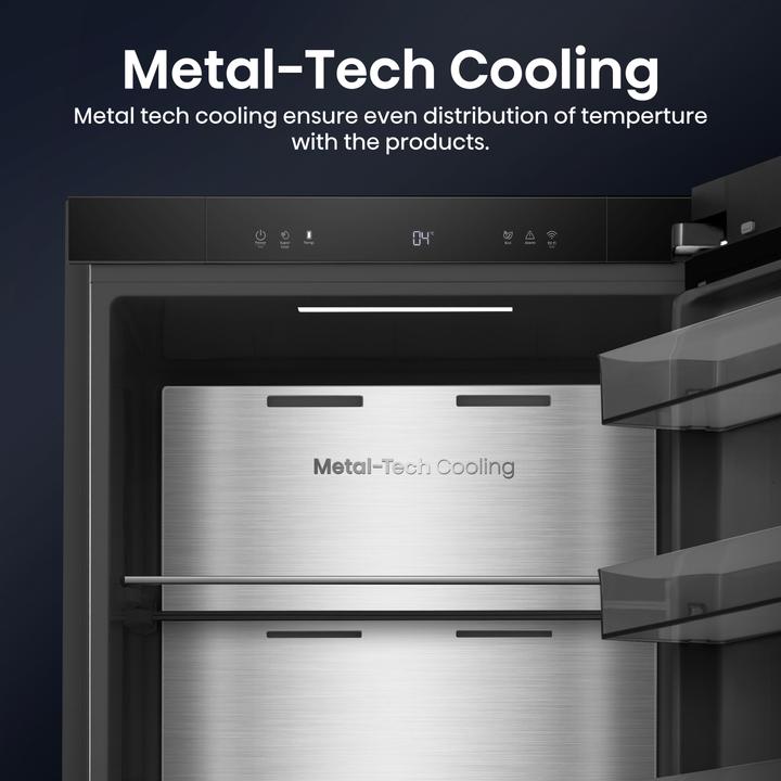 Actual product image Hisense RL5K370GSFC Kühlschrank Stand 372l, Schwarz (372 l)