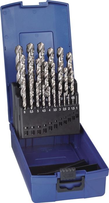 Actual product image Tecwerk Spiralbohrersatz DIN 338 Typ W (0.5 mm)