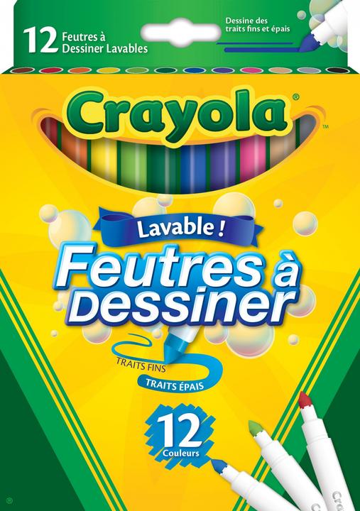 Produktbild Crayola Marker mit Super-Point (Multi, 12 x)