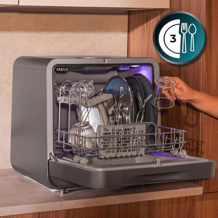 Produktbild Cecotec Lave-vaisselle de table compact 3 couverts, 6 programmes, écran tactile, classe énergétique C