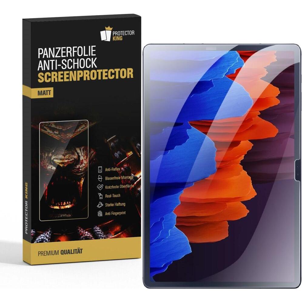 Protectorking 6x Panzerfolie Anti-Shock matt entspiegelt (6 Stück, Galaxy Tab S9 FE), Tablet Schutzfolie