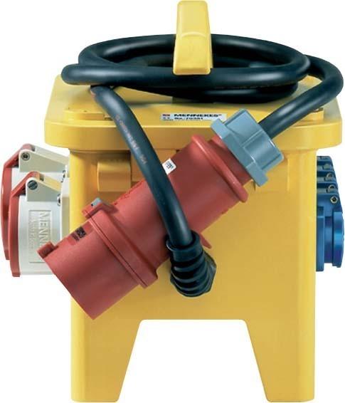 Actual product image Mennekes MEN 70352 EVERGUM portable distribution 2xCEE16A,4xSCHUKO 2M FI (4 x, CEE)