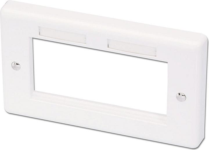 Actual product image Lindy Cover For AV Wall Double Box For Non-German Wall Boxes