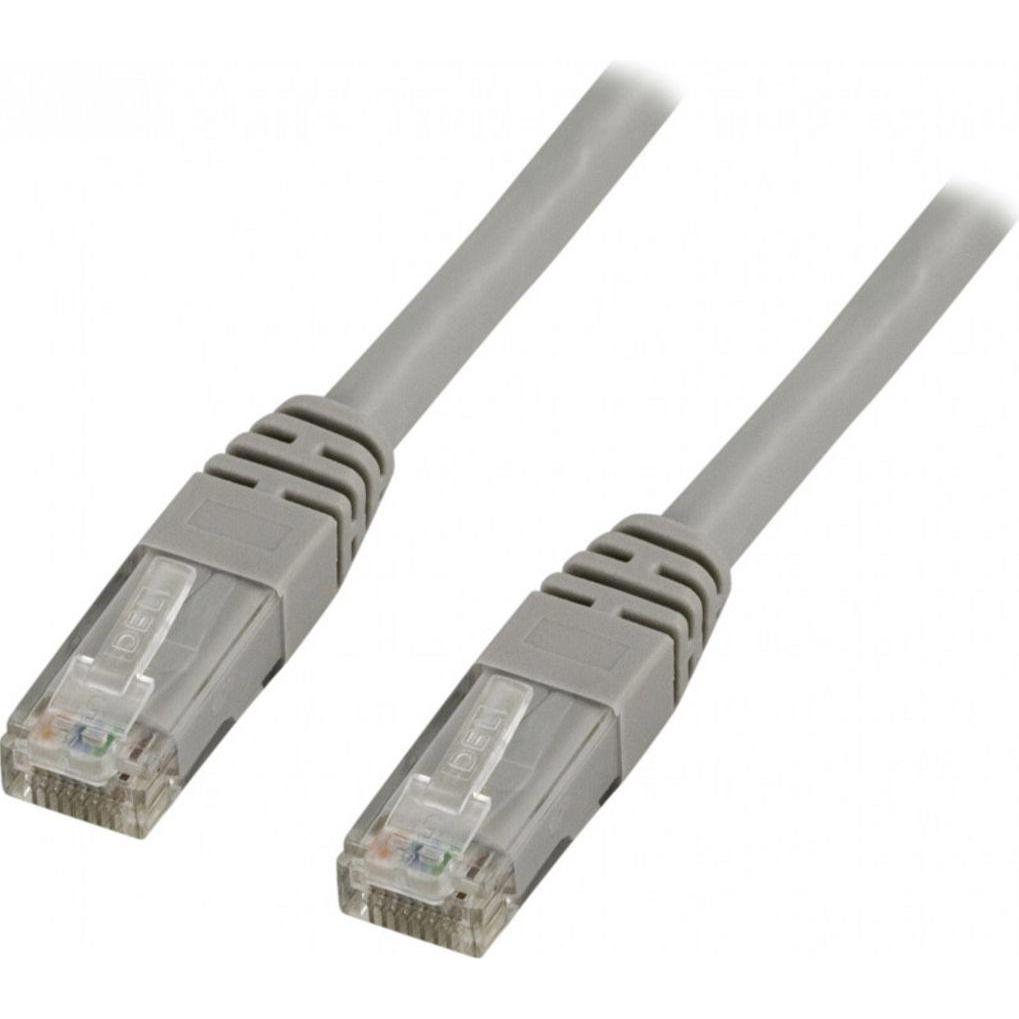 Deltaco UTP Cat5e - 7m - 7 m - RJ-45 - RJ-45 - Grau (U/UTP, CAT5e, 7 m), Netzwerkkabel