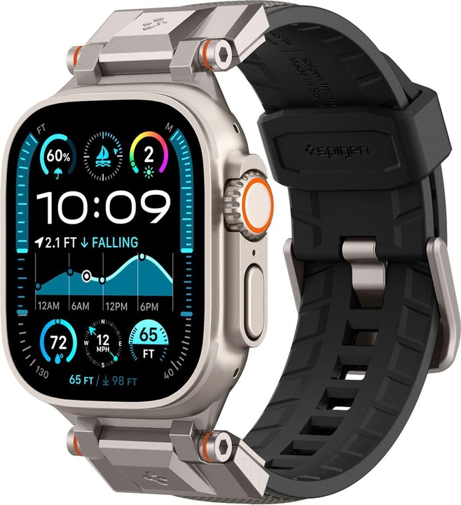 Produktbild Spigen DuraPro Armor for Apple Watch 6 / 7 / 8 / 9 / 10 / SE / Ultra 1 / 2 (44 / 45 / 46 / 49mm) Gra