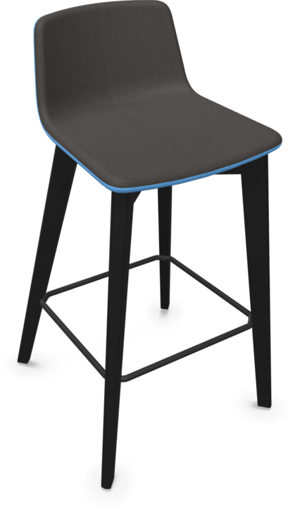 Dark grey, Black, Light blue, Ash stained black
