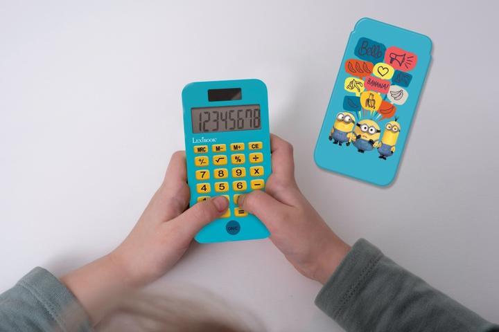Actual product image Lexibook Minions Calculator with Protective Cover