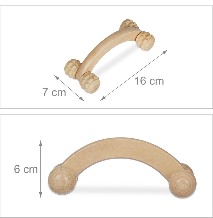 Actual product image Relaxdays 2-piece massage set