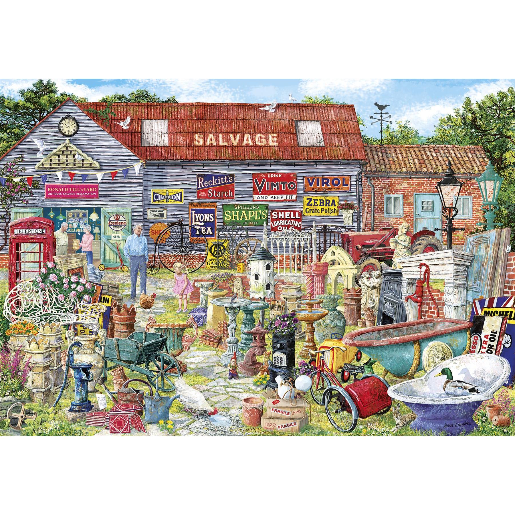 Thumbnail - Gibsons Puzzle Töpfe und Schrott für Groschen 2000 Teile (2000 Teile)